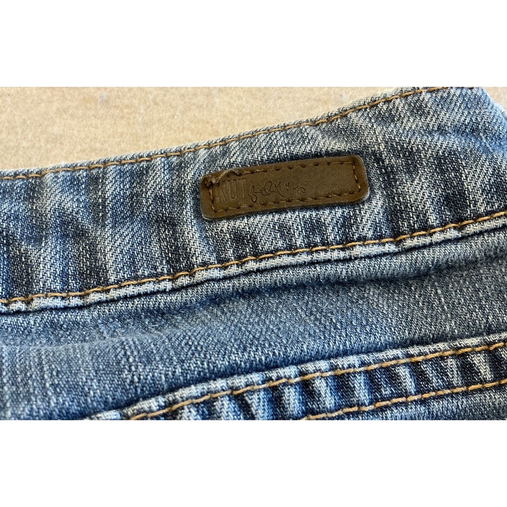 Kut from the Kloth Straight Leg Jeans Medium Wash‎ Stretch Denim Womens Size 4 - Picture 3 of 16